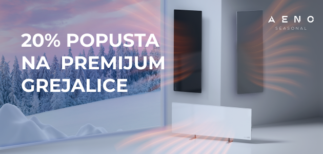 AENO Premium Eco Smart grejalice po specijalnim cenama od samo 23.999 RSD do 03. marta 2024. godine