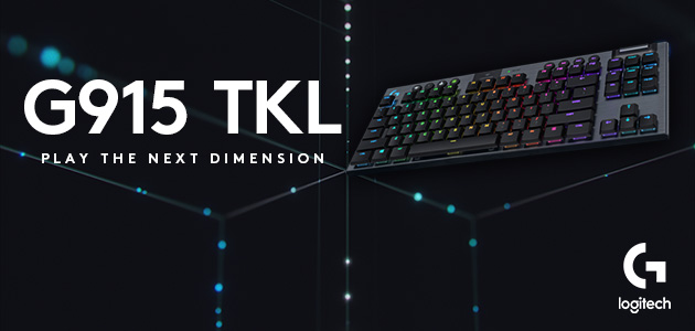 G915 TKL kombinuje sofisticirani dizajn sa najmodernijim tehnologijama i vrhunskim inženjeringom za potpuno opremljenu TKL kompaktnu tastaturu