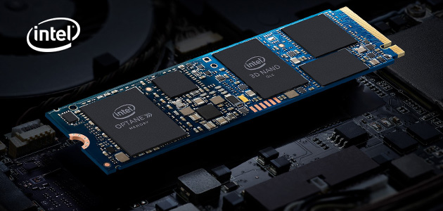Intel Optane memoriju H10 sa solid-stage storage karakteriše jedinstvena kombinacija Intel Optane tehnologije i Intel QLC 3D NAND