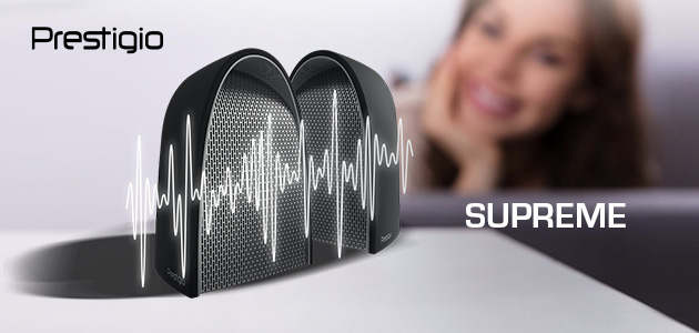 Prestigio predstavlja vrhunski prenosni zvučnik jedinstvenog magnetnog dizajna sa True Wireless Stereo funkcijom. Prestigio Supreme je pravo oličenje tehnološkog magnetizma: dva zvučnika se u sekundi spajaju u jedan zvučnik od 16W