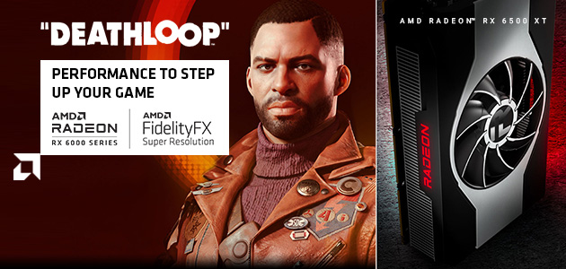 Impresivne performanse u igrama na 1080p i povećana brzina kadrova sa AMD FidelityFX™ Super Resolution tehnologijom.