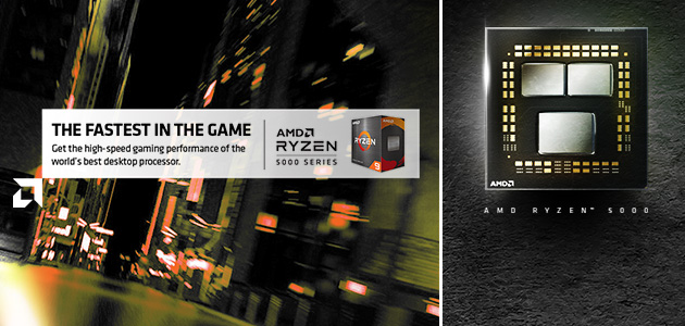 Budite nezaustavljivi sa brzinama bez presedana najboljih svetskih desktop procesora. AMD Ryzen™ procesori serije 5000 pružaju vrhunske performanse