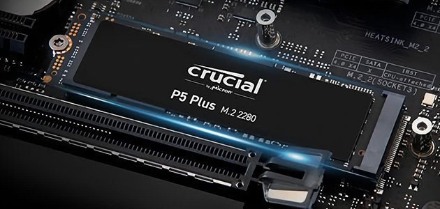 Otključajte Gen4 brzinu. Nadogradite svoj računar sa P5 Plus NVMe SSD uređajem.