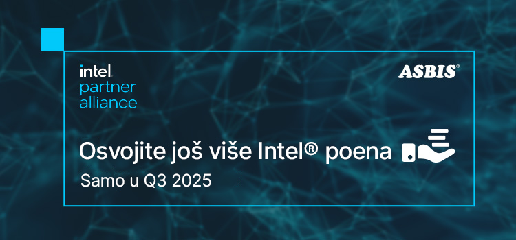 Intel Points promocije za Q3 2025: Ostvarite dodatne pogodnosti uz ASBIS i Intel
