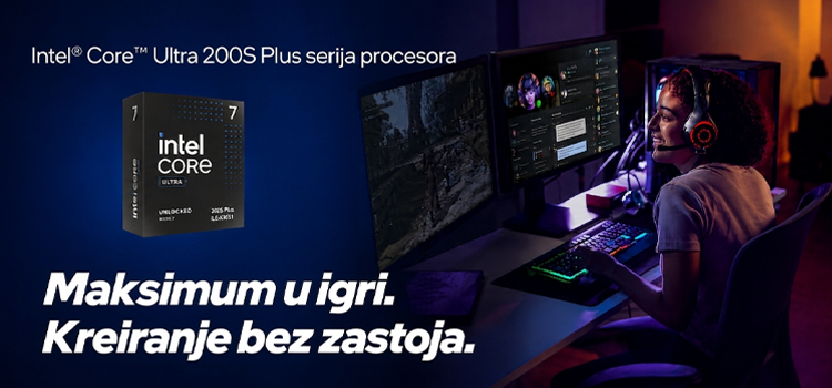 Intel® Core™ Ultra 200S Plus: izuzetne gejming performanse tamo gde je najvažnije